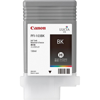 Pigment Ink Tank Canon PFI-103BK Photo Black 130 ml for iPF5100, iPF6100 CF2212B001AA