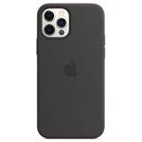 Accesoriu telefon Apple IPHONE 12 PRO SILICONE CASE/WITH MAGSAFE - BLACK MHL73ZM/A