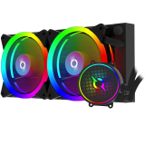 Cooler procesor Aqirys CPU Cooler Aquarius 240 AIO Black ARGB AQRYS_AQUARIUS240B
