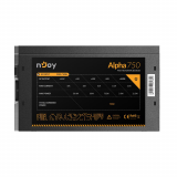 nJoy | Alpha 750 | PSAT4075A4MCDCO01B | 750 W | Activa | 1 x 20+4 pin ATX, 1 x 4+4 pin ATX 12V | 2 x 6+2 pin PCI-E, 5 x SATA, 3 x 4 pin Molex | PFC active | OCP / OVP / SCP / OPP | Full modular with DC to DC technology | Meet 80 Plus US Gold