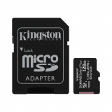 Card memorie Kingston 128GB MICROSDXC CANVAS SELECT/100R A1 C10 CARD + SD ADAPTER SDCS2/128GB