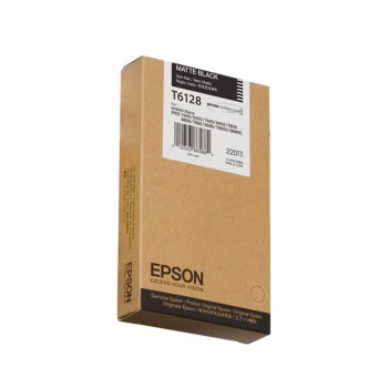 Cartus Cerneala Epson T6128 Matte Black 220ml for Stylus Pro 7400, 7800, 9400, 9800 C13T612800