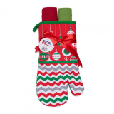 Heinner SET MANUSA BUCATARIE 3 PIESE CRACIUN HR-3KS-XMAS