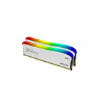 Memorie Kingston 32GB DDR4-3200MT/S CL16 DIMM/(KIT OF 2)FURYBEAST WHITE RGB SE KF432C16BWAK2/32
