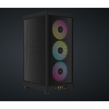 Carcasa Corsair CR iCUE 2000D AIRFLOW RGB MINI-ITX BK CC-9011246-WW