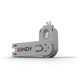 Cablu Lindy USB Type A Port Blocker Key, alb LY-40624