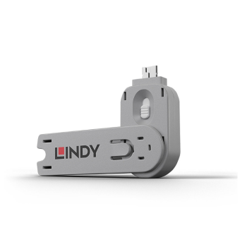 Cablu Lindy USB Type A Port Blocker Key, alb LY-40624