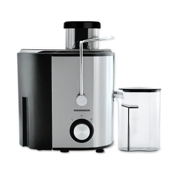 Storcator de fructe Heinner HSF-500S, 500W, Recipient pulpa 1.2l, Recipient suc 350 ml, 2 trepte de viteza, Inox