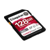 Card memorie Kingston 128GB SDXC CANVAS REACT PLUS U3/UHS-II 280R/100W V60 FULL HD/4K SDR2V6/128GB