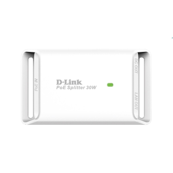 Switch D-Link 1-PORT GIGABIT POE+ SPLITTER/. IN DPE-301GS
