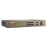 TENDA 8-PORT + 2GB WEB SMART POE SWITCH TEF1210P-8-150W   