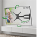 Barkan TV Wall Mount 13- 83 Black BM443LP