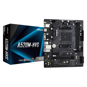 Placa baza MB ASROCK A520M-HVS AM4  