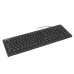 Tastatura cu fir Tellur US layout, negru