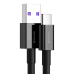 Cablu Baseus Type-C 66W, 1m, negru CATYS-01