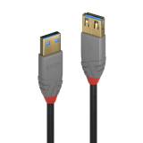 Cablu Lindy 1m USB 3.2 Gen1 Ext A/A, Ant LY-36761