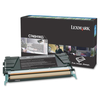 Lexmark RET. PROGR. TONER CARTR. BLACK/BLACK 12K PGS F/ C746/C748 C746H1KG