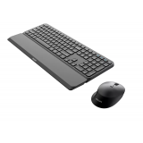 Kit Tastatura-Mouse Kit Philips SPT6607, wireless, negru 