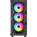 CARCASA DeepCool CC560 ARGB V2, Middle Tower, ATX, fara sursa, 4xfan, USB 3.2 gen 1 x 1, USB 2.0 x 2, audio, PSU shroud, 7 sloturi expansiune, iluminare ARGB, negru, R-CC560-BKTAA4-G-2 (timbru ver 
