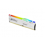 Memorie Kingston 16GB DDR5-5600MT/S CL36/DIMM FURY BEAST WHITE RGB EXPO KF556C36BWEA-16