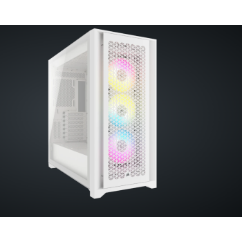 Carcasa Corsair CR iCUE 5000D RGB AIRFLOW MID TOWER WH CC-9011243-WW