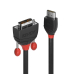 Cablu Lindy 3m HDMI to DVI-D Cable, Black Line LY-36273   