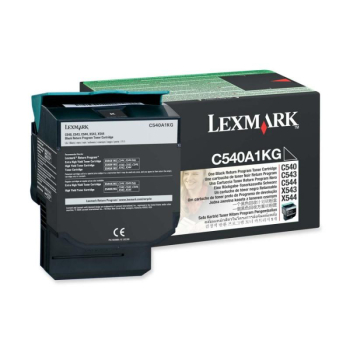Lexmark RET. PROGR. TONER CARTR. BLACK/BLACK 1K PGS F/C54X/ X54X C540A1KG