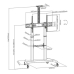 STAND TV MOBIL SERIOUX TV610TW 60-100 SRXA-TV610TW   