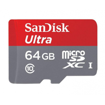 Card memorie 64GB SANDISK ULTRA MICROSDXC/100MB/S CLASS 10 UHS-I SDSQUNR-064G-GN3MN