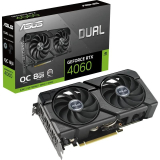 Placa video ASUS DUAL-RTX4060-O8G-EVO 8GB GDDR6 PCIE 4.0 128-bit 1xHDMI 3xDP HDCP support DUAL-RTX4060-O8G-EVO