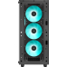 CARCASA DeepCool CC560 V2, Middle Tower, ATX, fara sursa, 4xfan, USB 3.2 gen 1 x 1, USB 2.0 x 2, audio, PSU shroud, 7 sloturi expansiune, iluminare LED, negru, R-CC560-BKGAA4-G-2 (timbru verde 0.3 