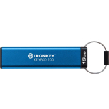 Stick USB Kingston 16GB IRONKEY KEYPAD 200 AES-256/ENCRYP FIPS 140-3 LVL 3(PENDING) IKKP200/16GB