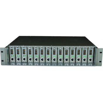 Rack TP-LINK TL-MC1400 14-sloturi media convertor fara management 19" suport sursa de alimentare redundanta