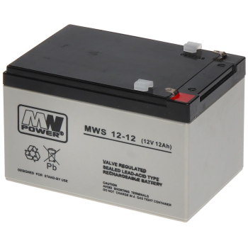 OTHER ACUMULATOR 12AH/12V MW POWER MWS12-12 OTHER ACUMULATOR 12AH/12V MW POWER MWS12-12