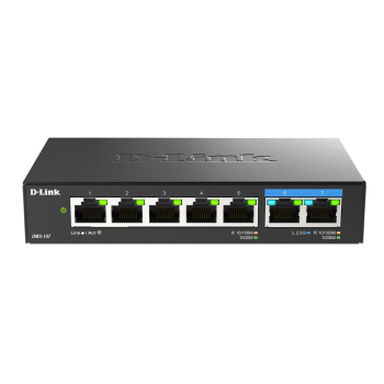 D-LINK DMS-107 UNMANAGED SWITCH 7 PORT 