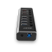Hub Lindy 7 Port USB 3.0 3x QuickCharge LY-43371