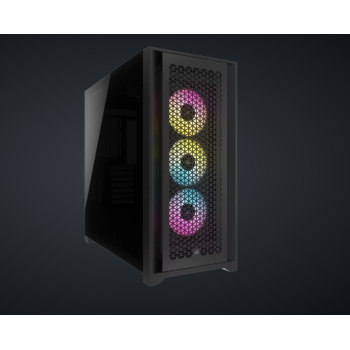 Carcasa Corsair CR iCUE 5000D RGB AIRFLOW MID TOWER BK CC-9011242-WW