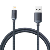 Cablu Baseus Shine Lightning 1.2m negru CAJY000001