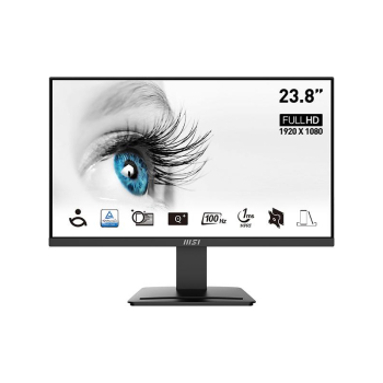 Monitor LED MSI PRO MP2412, 23.8inch, 1920 x 1080 VA, HDMI, DisplayPort, 100 Hz, 1 ms, Negru