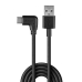 Cablu Lindy USB C 2 90 1m negru  