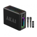 Boxa portabila Akai cu 2 microfoane 80W