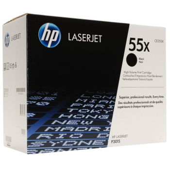 Cartus Toner HP Nr. 55X Black 12500 Pagini for LaserJet P3010, P3011, P3015, P3015D, P3015DN, P3015X CE255X