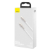 Cablu Baseus Type-C la Lightning 1m alb CATLJK-A02