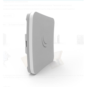 Router SXTsq Lite5, antena 16dBi 5GHz, 802.11an, 1 x LAN, PoE - MikroTik RBSXTsq5nD  