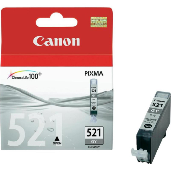 Cartus Cerneala Canon CLI-521GY Grey 9 ml for iP3600, iP4600, MP540, MP620 BS2937B001AA