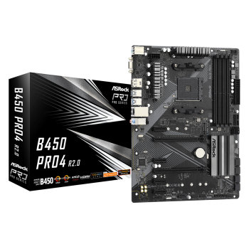 Placa baza MB Asrock B450 Pro4 R2.0 AM4  