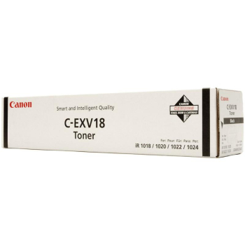 Cartus Toner Canon C-EXV18 Black 8400 Pagini for R 1018, IR 1018J, IR 1020, IR 1020J, IR 1022A, IR 1022I, IR 1022IF, IR 1024A, IR 1024F, IR 1024I, IR 1024IF CF0386B002AA