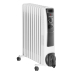 Calorifer electric cu ulei Heinner HOH-Y11WB, 2500 W, 11 elementi, protectie supraincalzire, termostat reglabil, alb