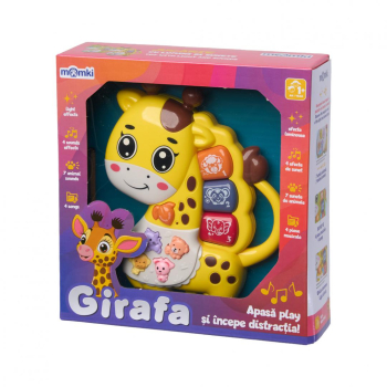 JUCARIE GIRAFA CU LUMINI SI SUNETE