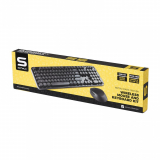 Kit Tastatura-Mouse KIT SERIOUX WIRELESS RETRO 9900BK SRX9900BK
